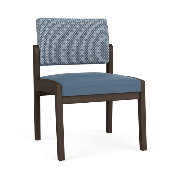 Lesro Lenox Armless Guest Chair, 22.5 in W 26 in L 31.5 in H LW1102 - main